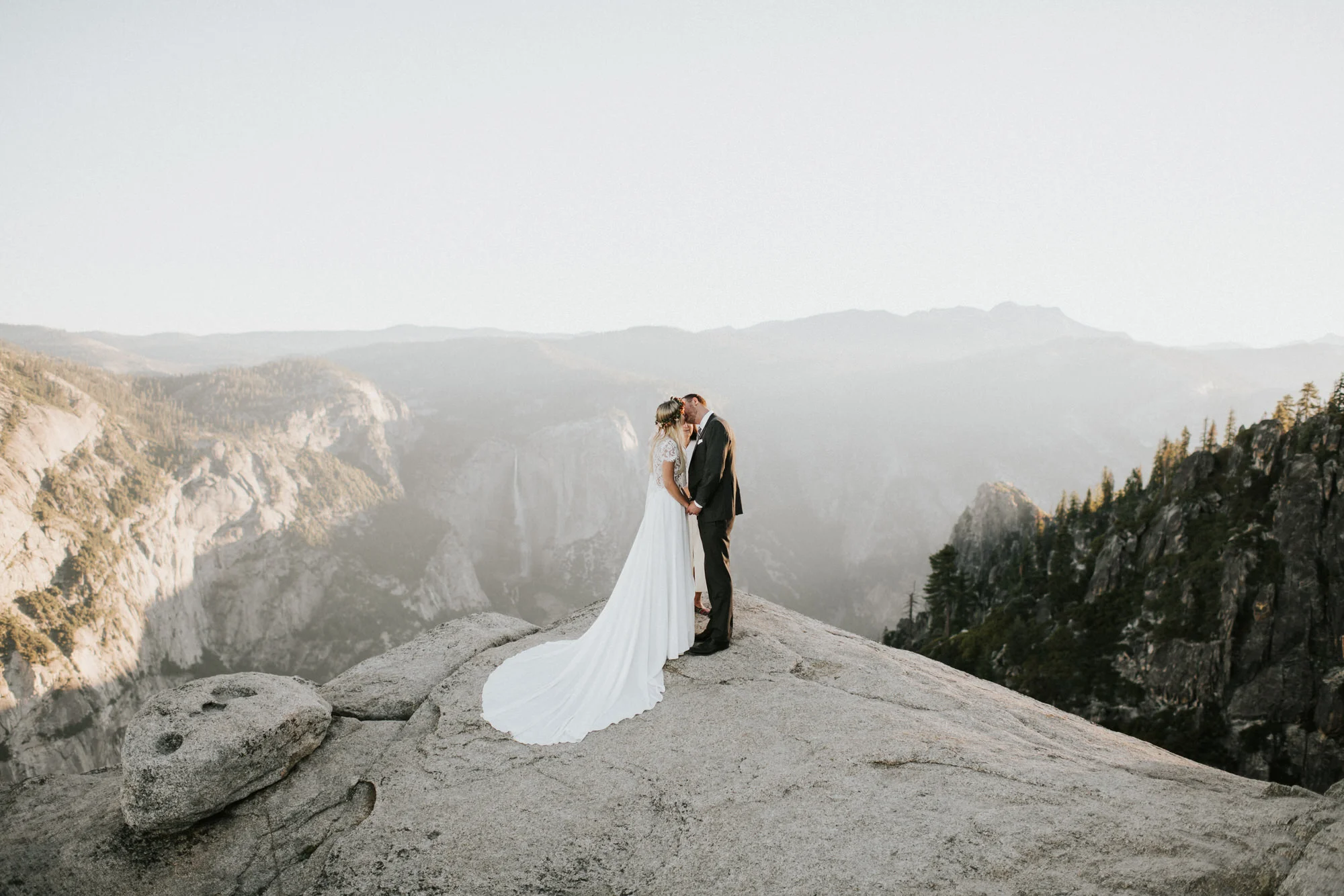 Sunrise Yosemite National Park Elopement at Taft Point