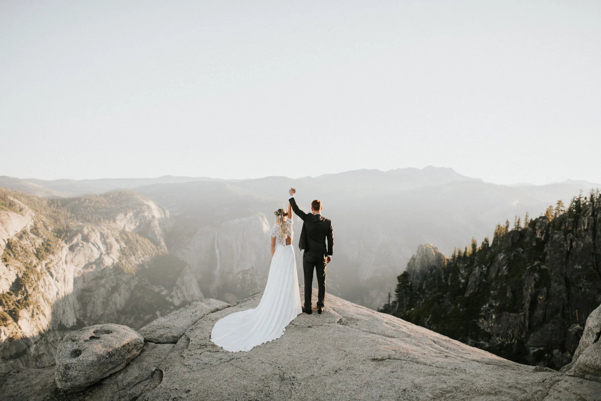 Sunrise Yosemite National Park Elopement at Taft Point