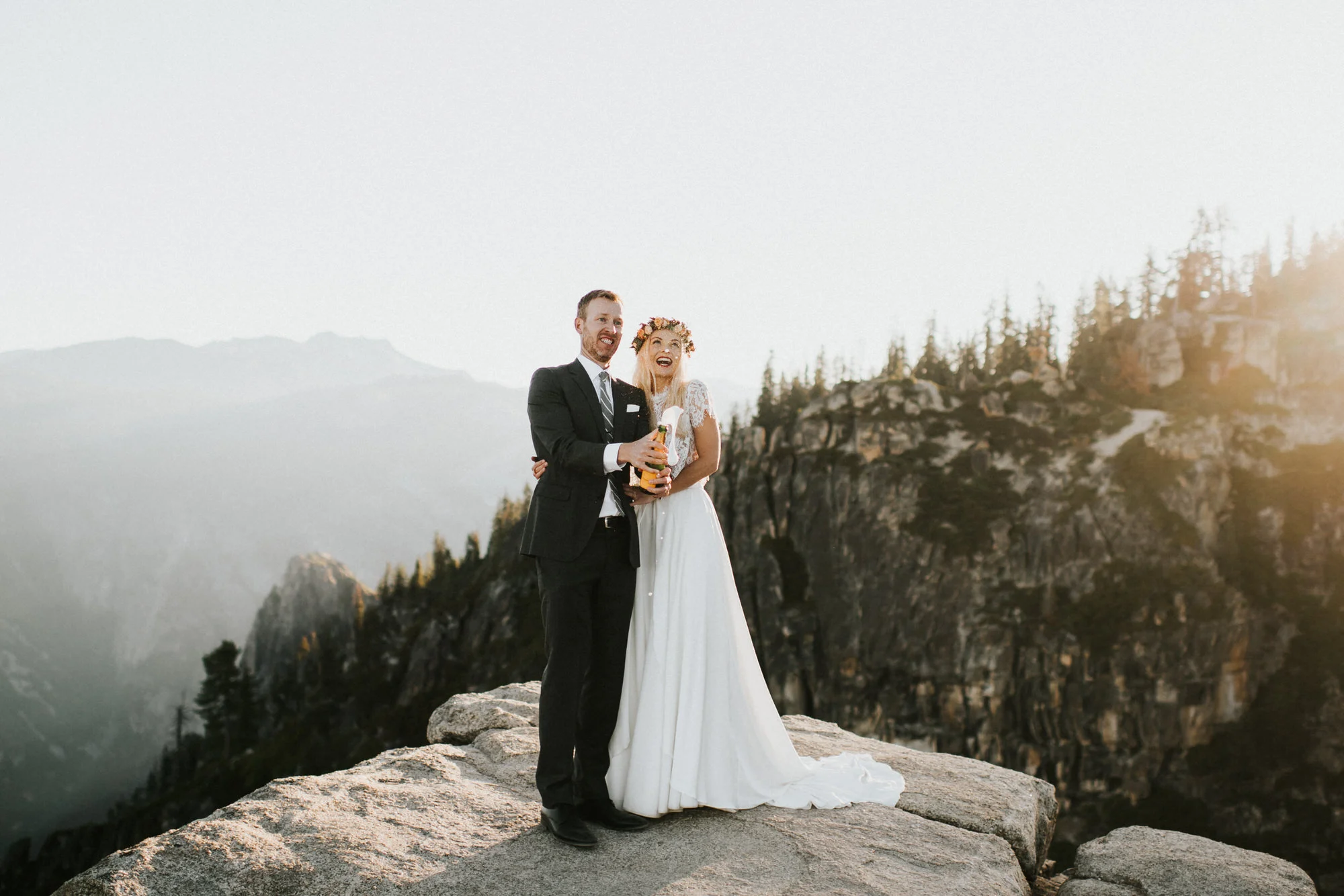Sunrise Yosemite National Park Elopement at Taft Point