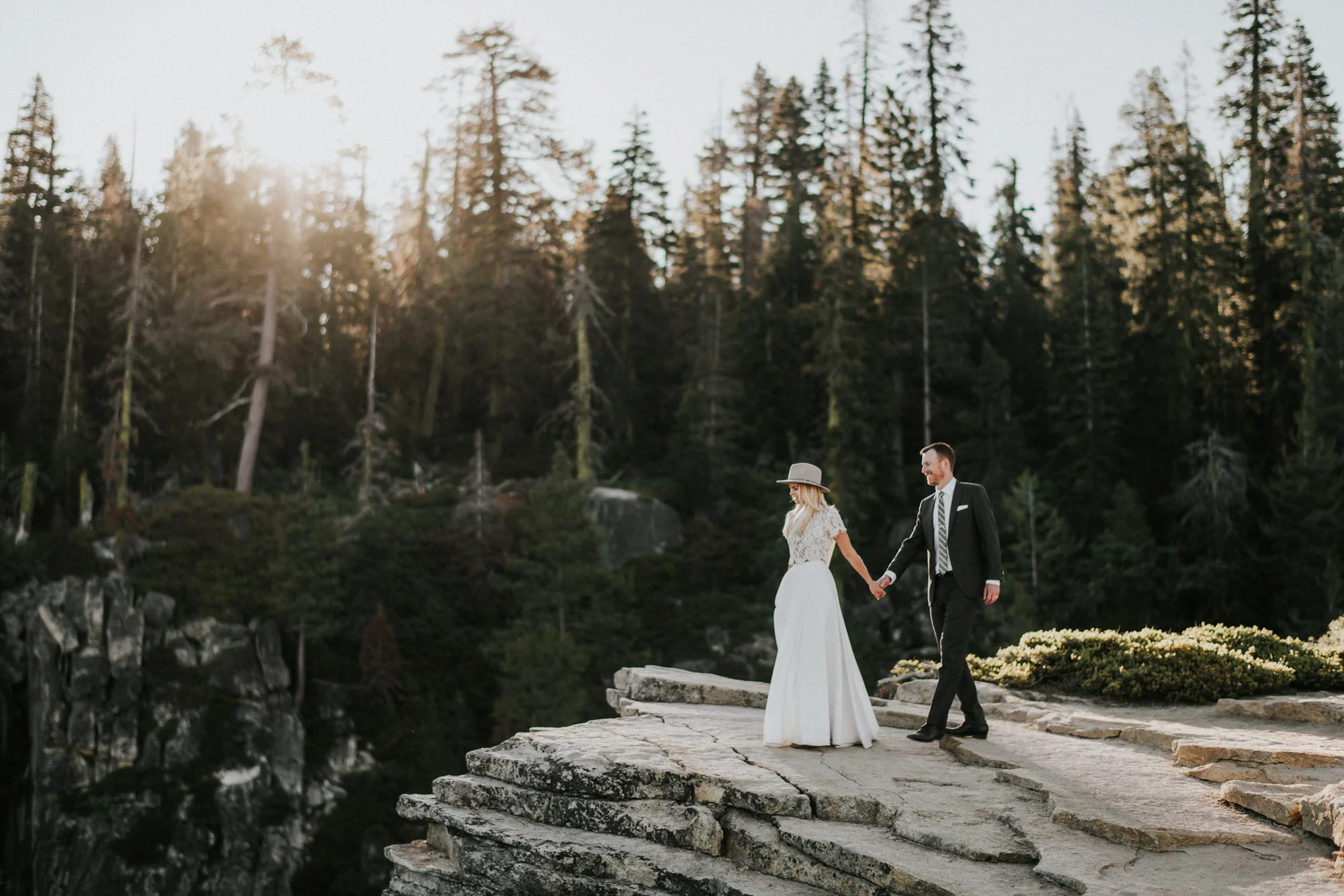 Sunrise Yosemite National Park Elopement at Taft Point