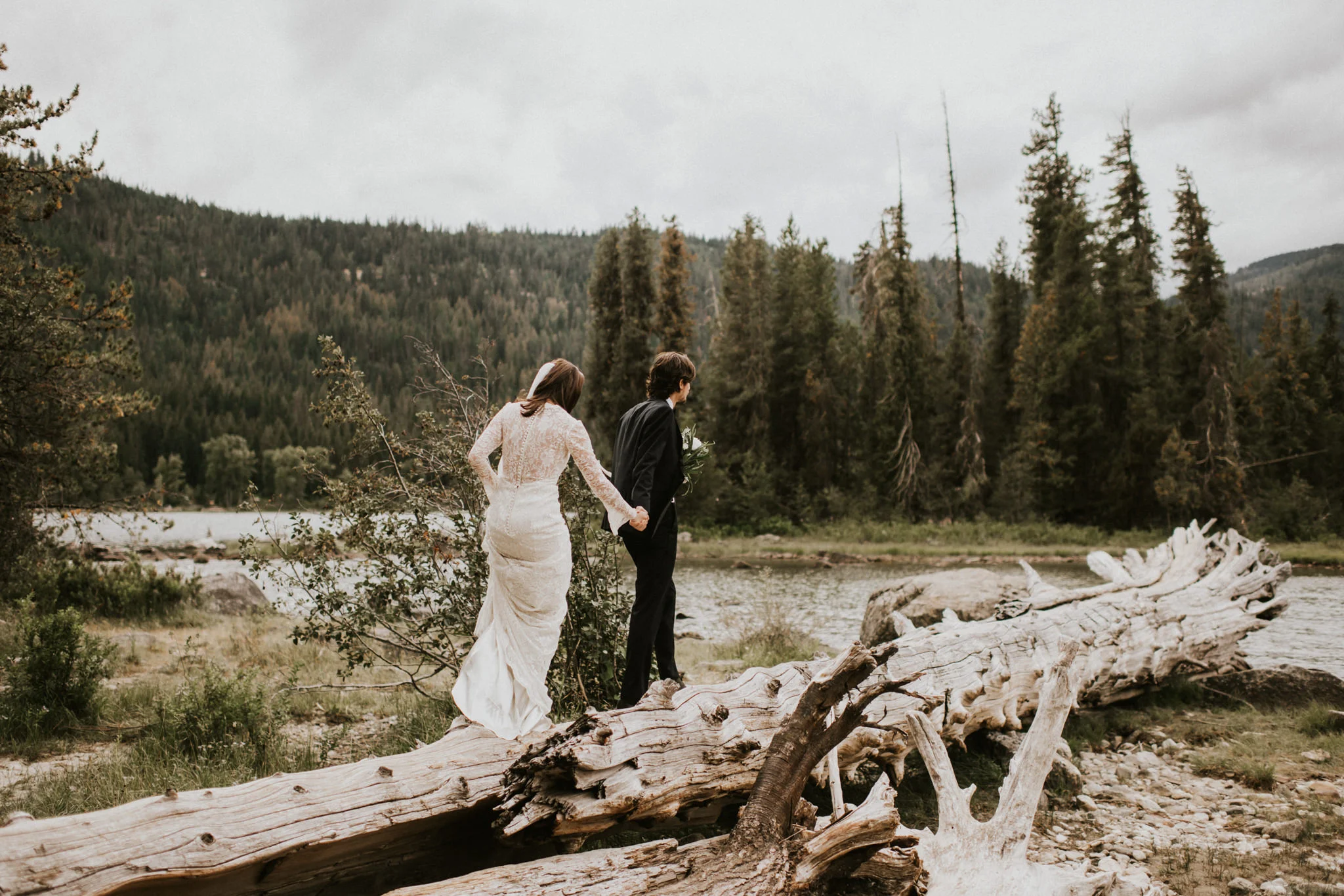 Lake Wenatchee State Park Leavenworth Washington Intimate Destination Wedding
