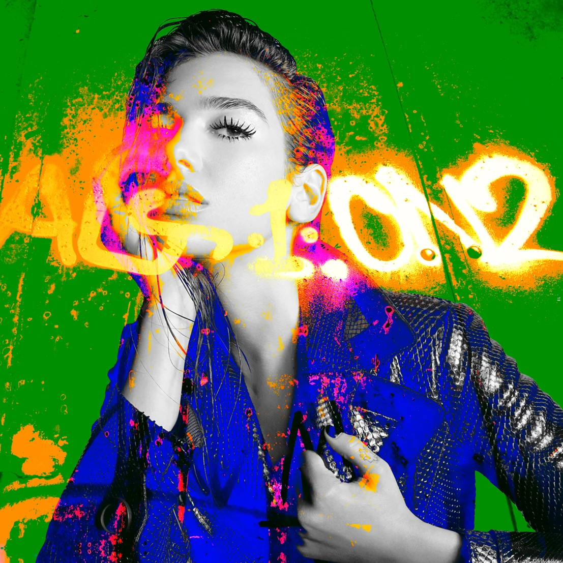 DUA LIPA GRAFFITI