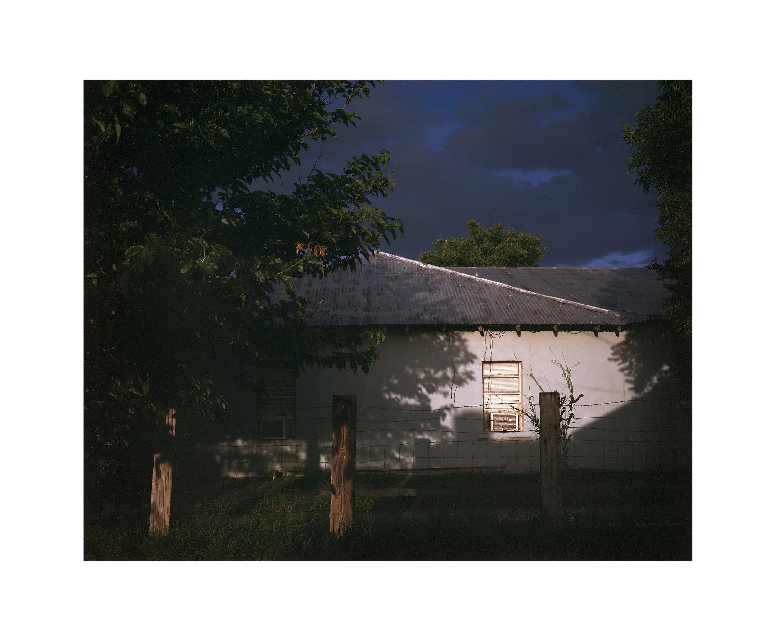 Before the Storm, Marfa, TX, archival pigment print from 4x5 color negative, 20x24”, 2016
