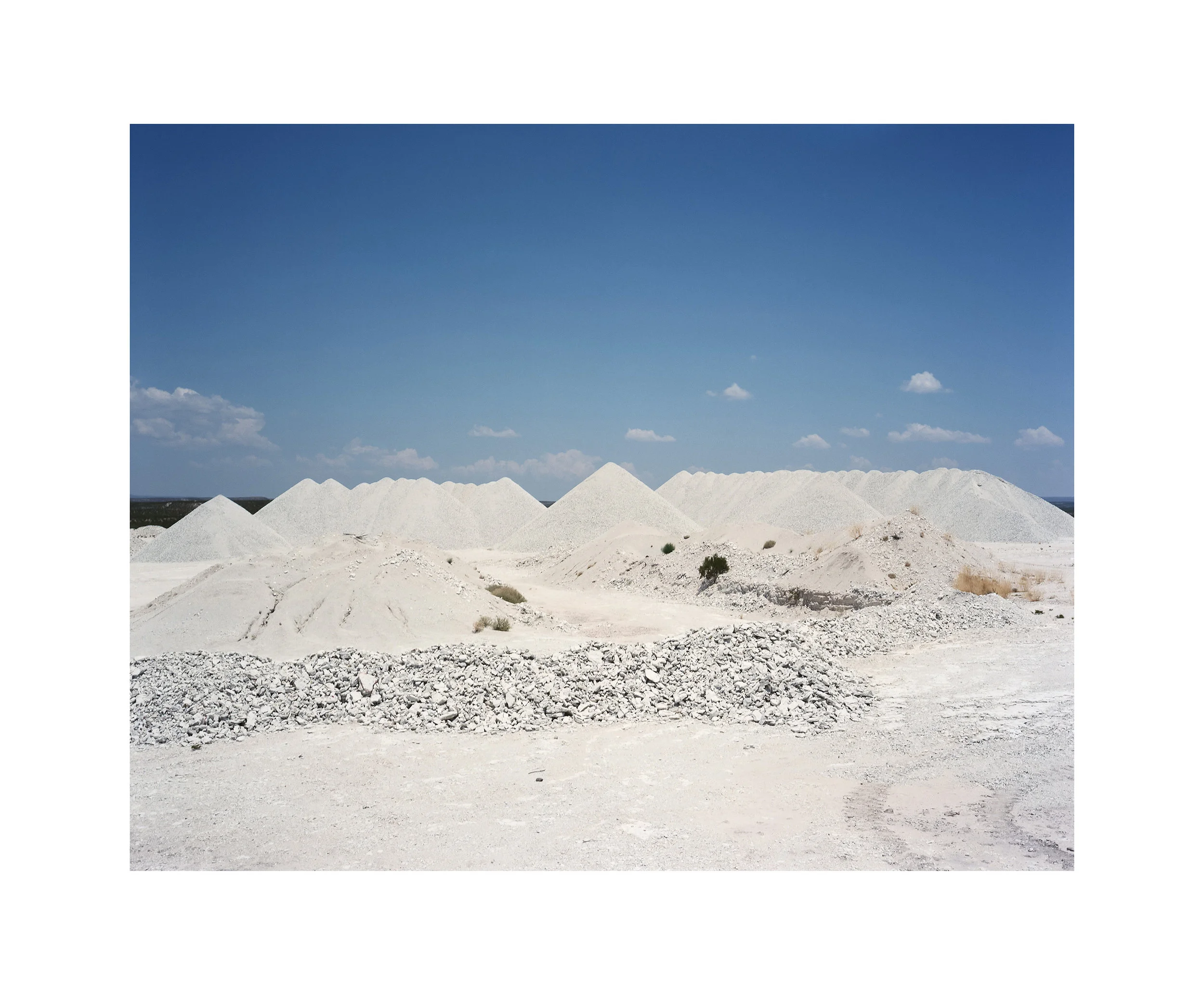 Stones & Sky, TX Hwy 169, archival pigment print from 4x5 color negative, 20x24”, 2016