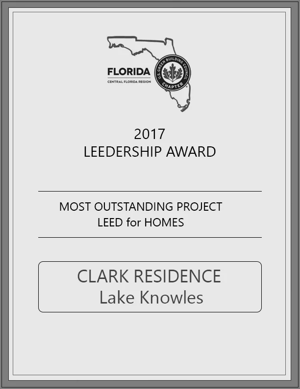 US Green Building Council | January 2017 Clark Residence