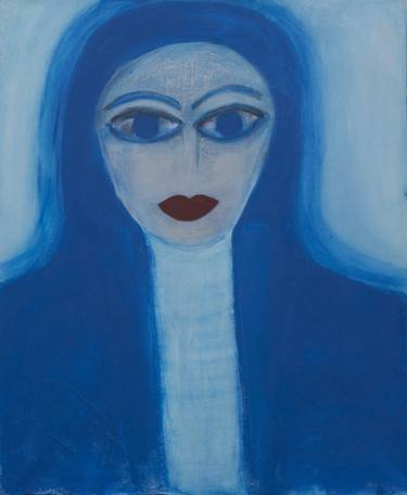 Akla Ali, The Virgin Mary in Blue