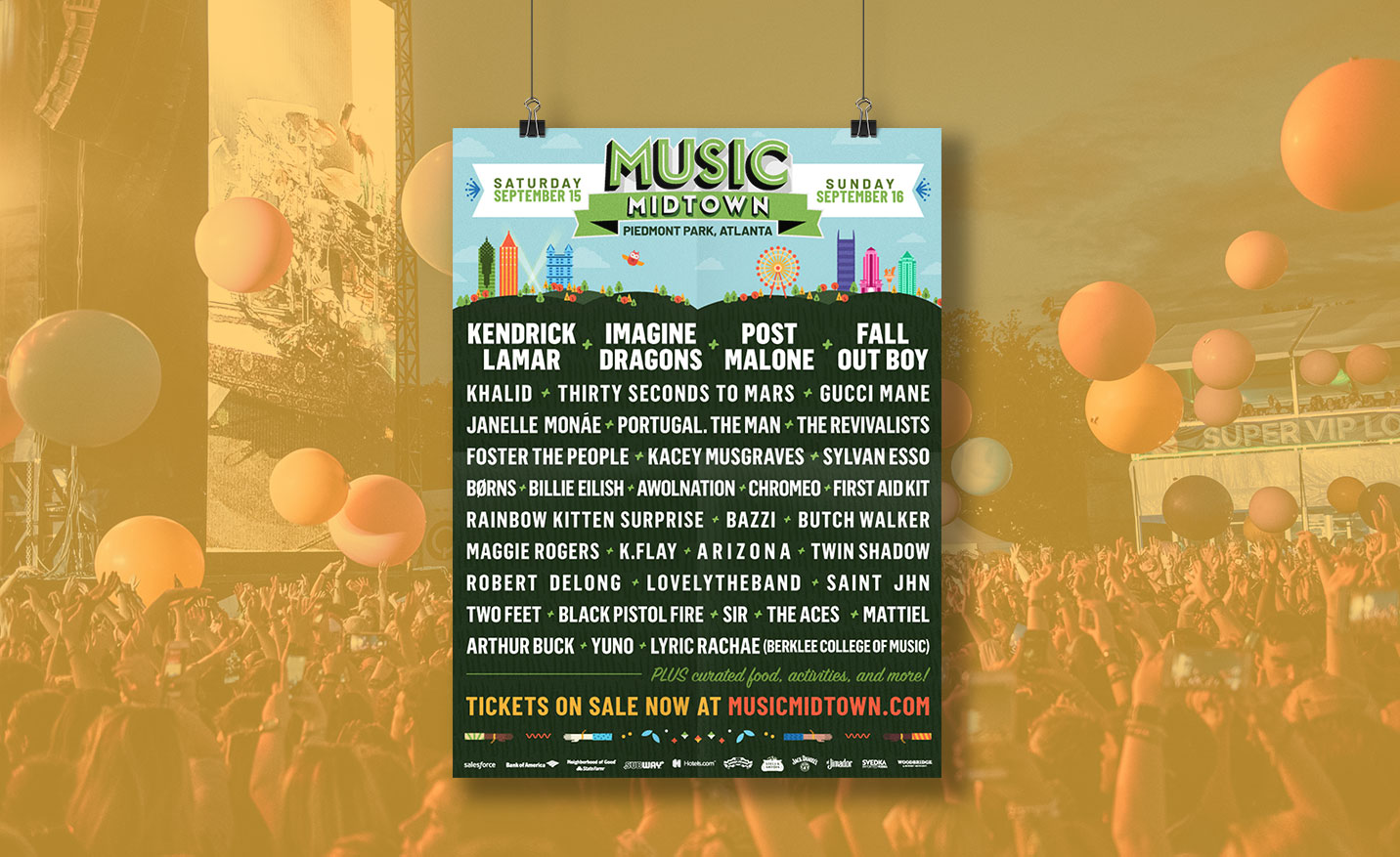   Music Midtown    Brand Creation + Development, Marketing Design, Campaign Conception, Project Management  