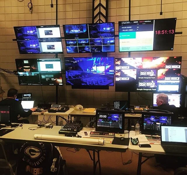 Got to help out the production team at Elmbrook Church for @noregretsmen conference. Pretty sick setup.
