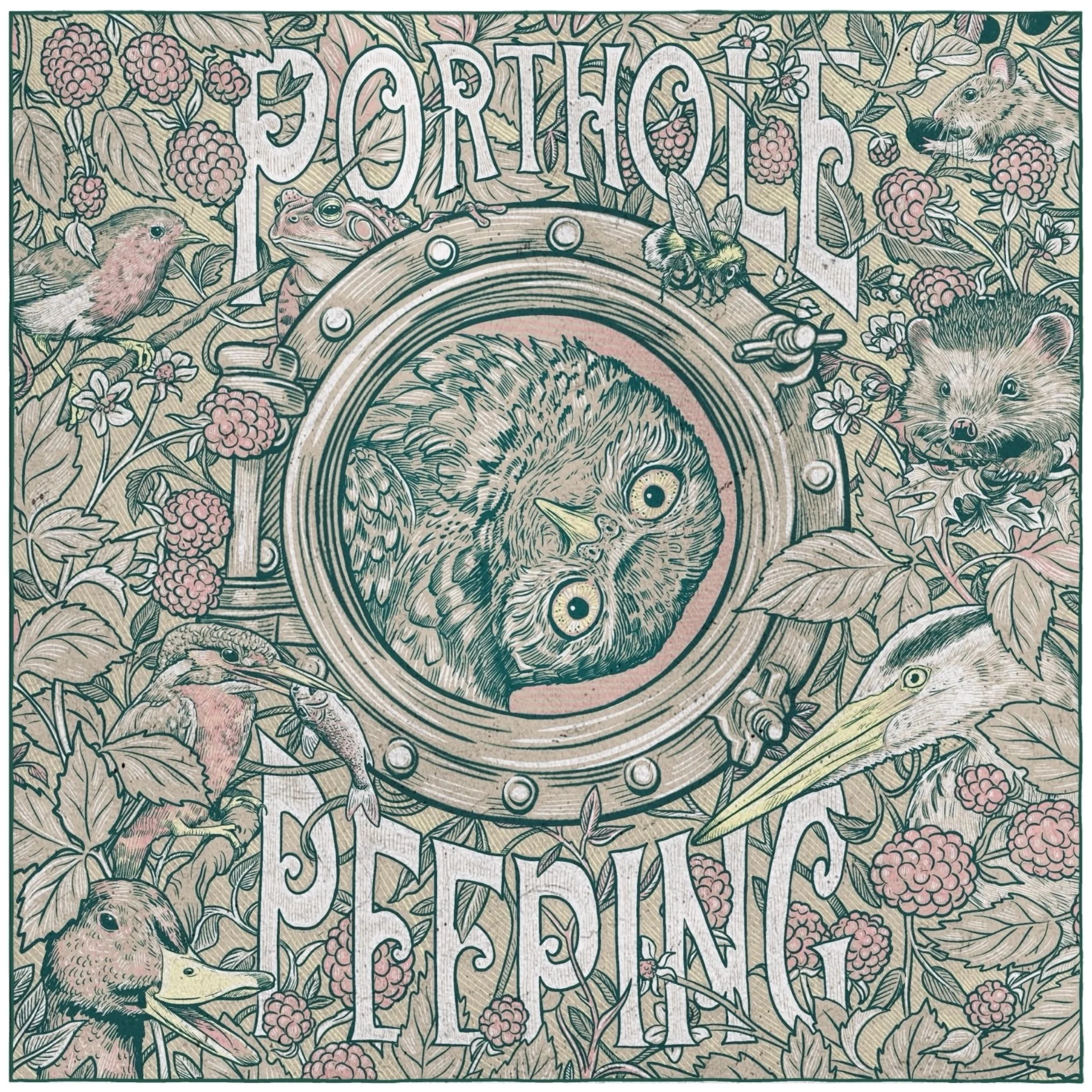 Porthole Peeping Greeting Card