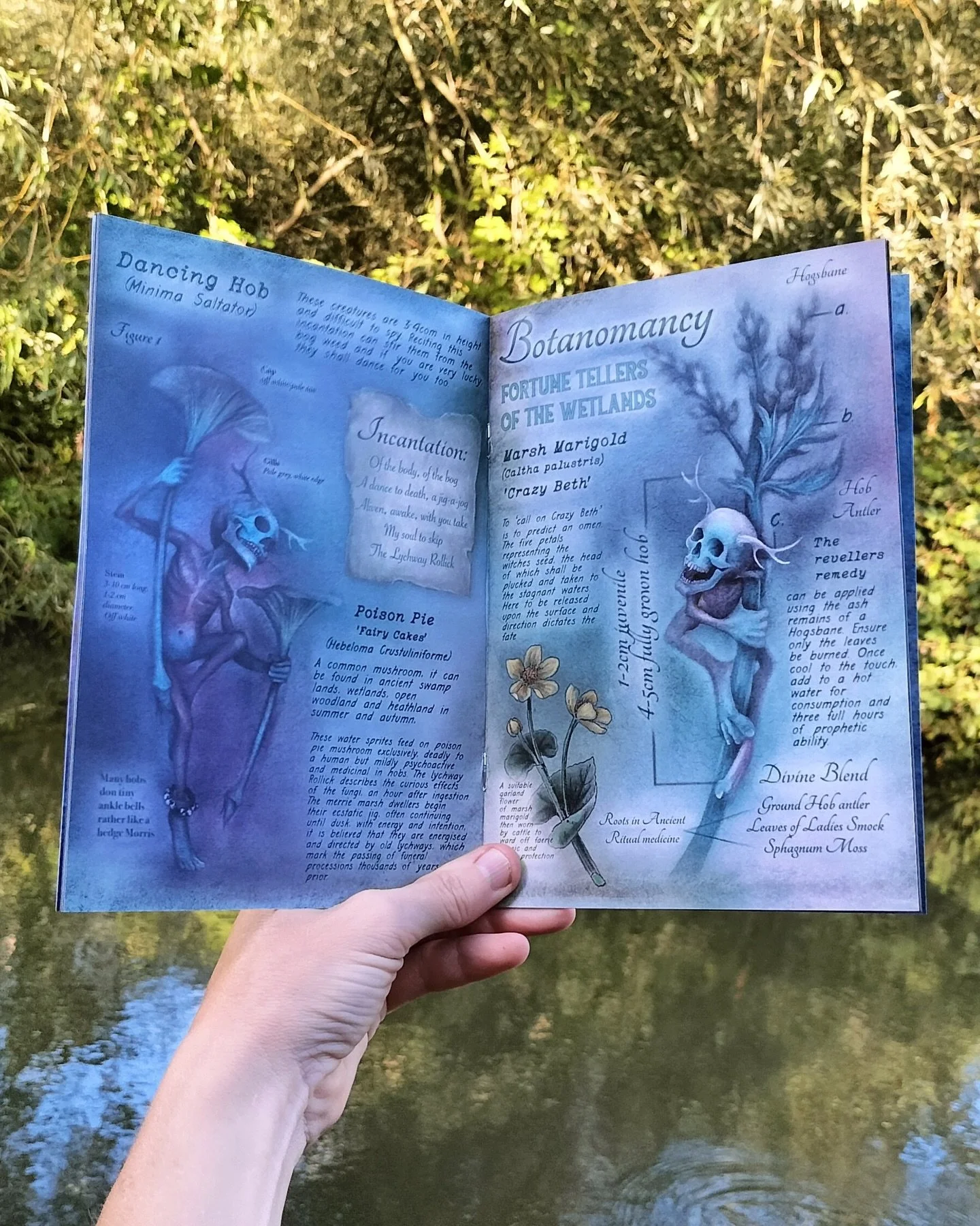 A spot of Botanomancy was happening here on the canal. If you haven&rsquo;t had the pleasure of witnessing a dancing hob, you&rsquo;re not sitting quietly enough., or you need one more bite of that peculiar and questionable mushroom you spied earlier