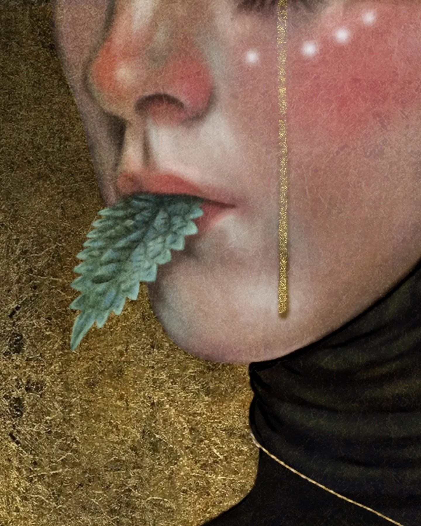 &lsquo;Slander&rsquo; 2026

Details of a new painting for @oxfordshireartweeks which will be available as prints if I pull my finger out and send the gubbins off. 

As a fan of botanicals, all of the insects and never shy of a cultish dose of symboli