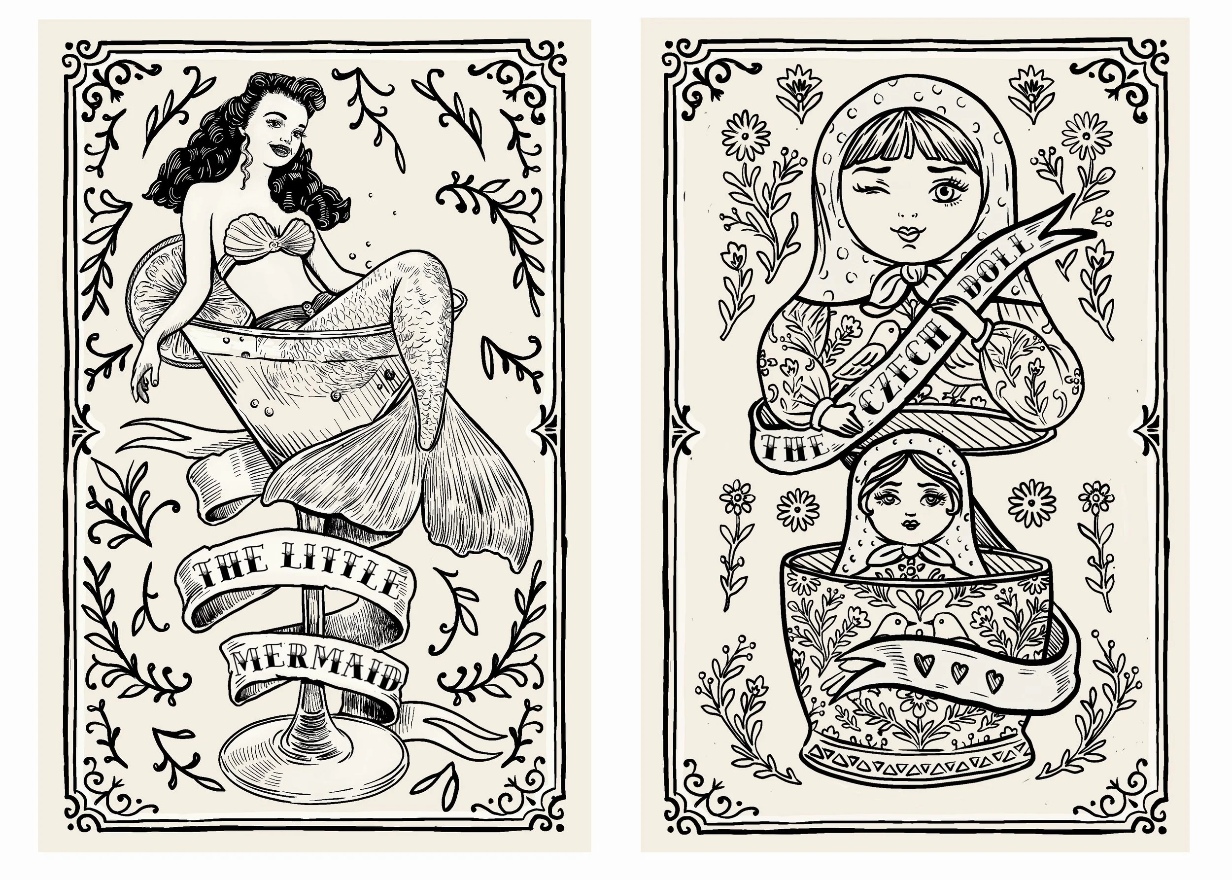 Cocktail Label Designs