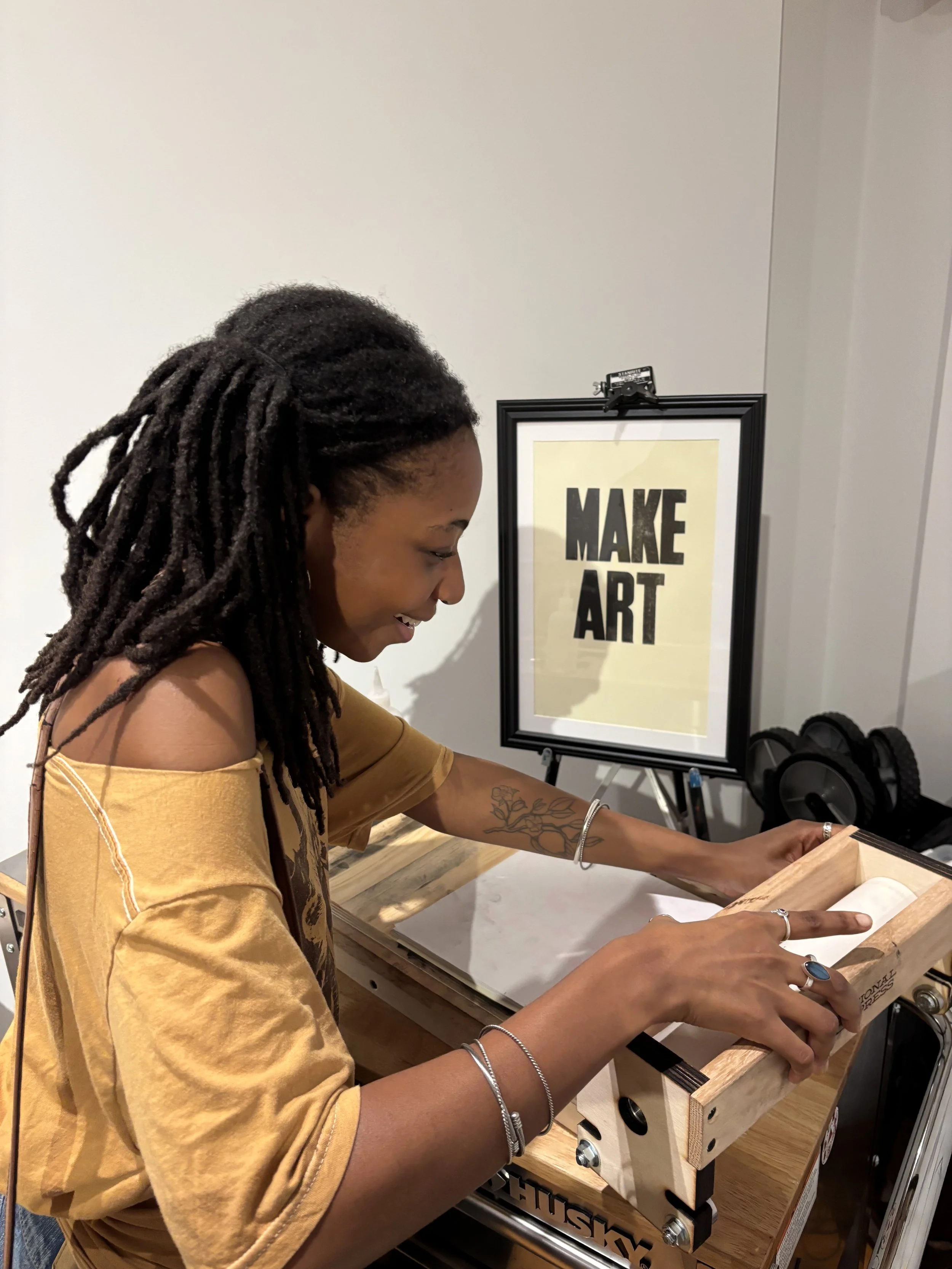 Rolling Ink: the Mobile Letterpress Cart
