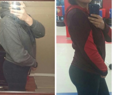Before and after using Build A Bumba Booty-Isabel R. 