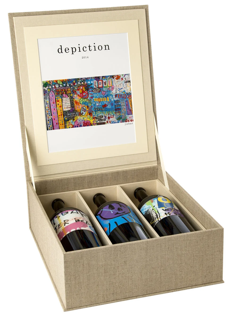 The Depiction Wines 2014 vintage is available as a box set of 3 magnum bottles.