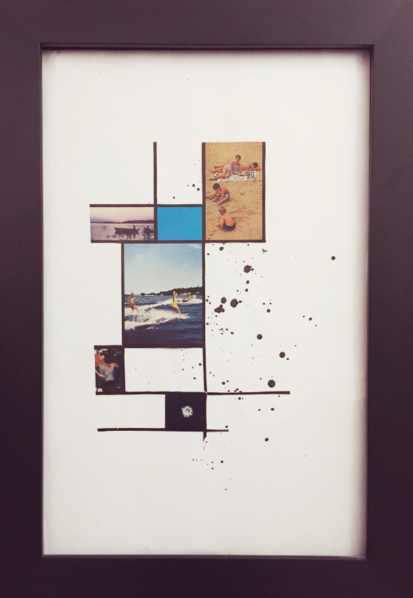  Kirby Sybert. Life in a Box . Collage and Acrylic on Paper. 11"x 17" 