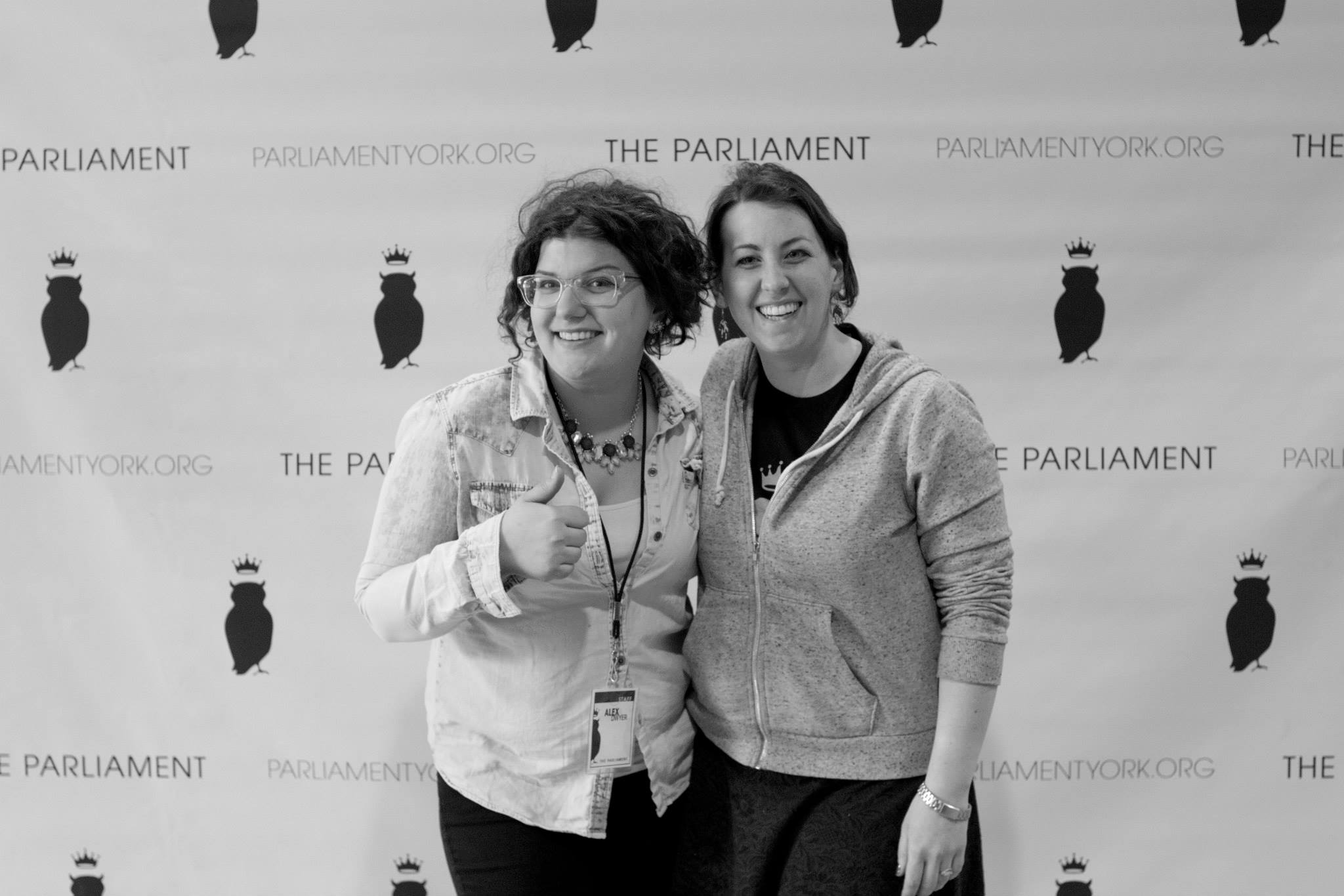 Alexandra Dwyer (L) Founder and Executive Director, and Rita Whitney (R) former Gallery Director and Founder. 