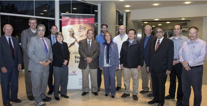Dr. Thompson was recognized by UC's College of Medicine for his accomplishments as a Mid-career Research Scientist. ( Story )