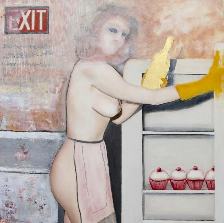 Looking For a Better Costume, oil on canvas, 36x36 inches