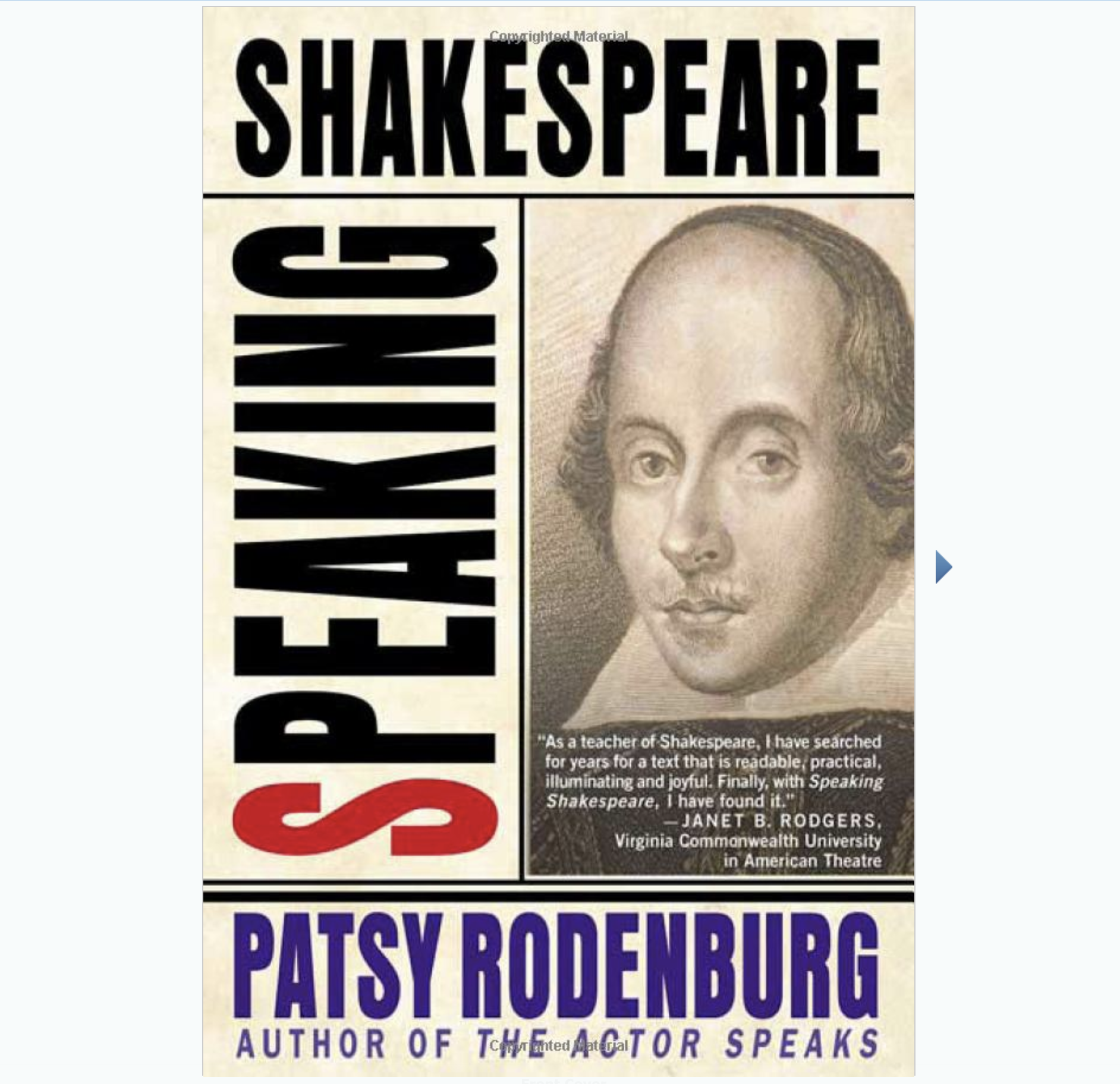 Speaking Shakespeare - Patsy Rodenburg