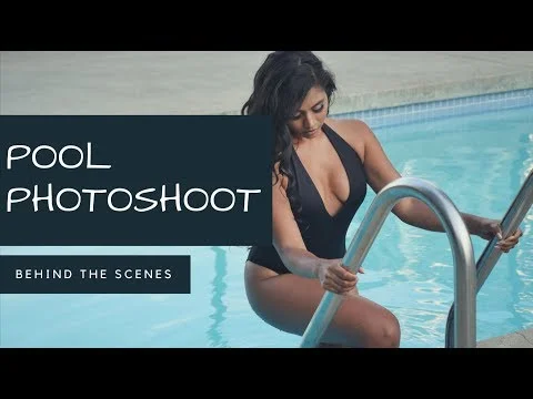 | BEHIND THE SCENES Vlog | Pool Photoshoot