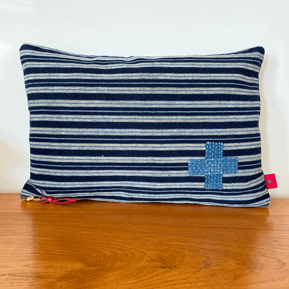African Indigo Style Throw Pillow Cover – Coterie, Brooklyn