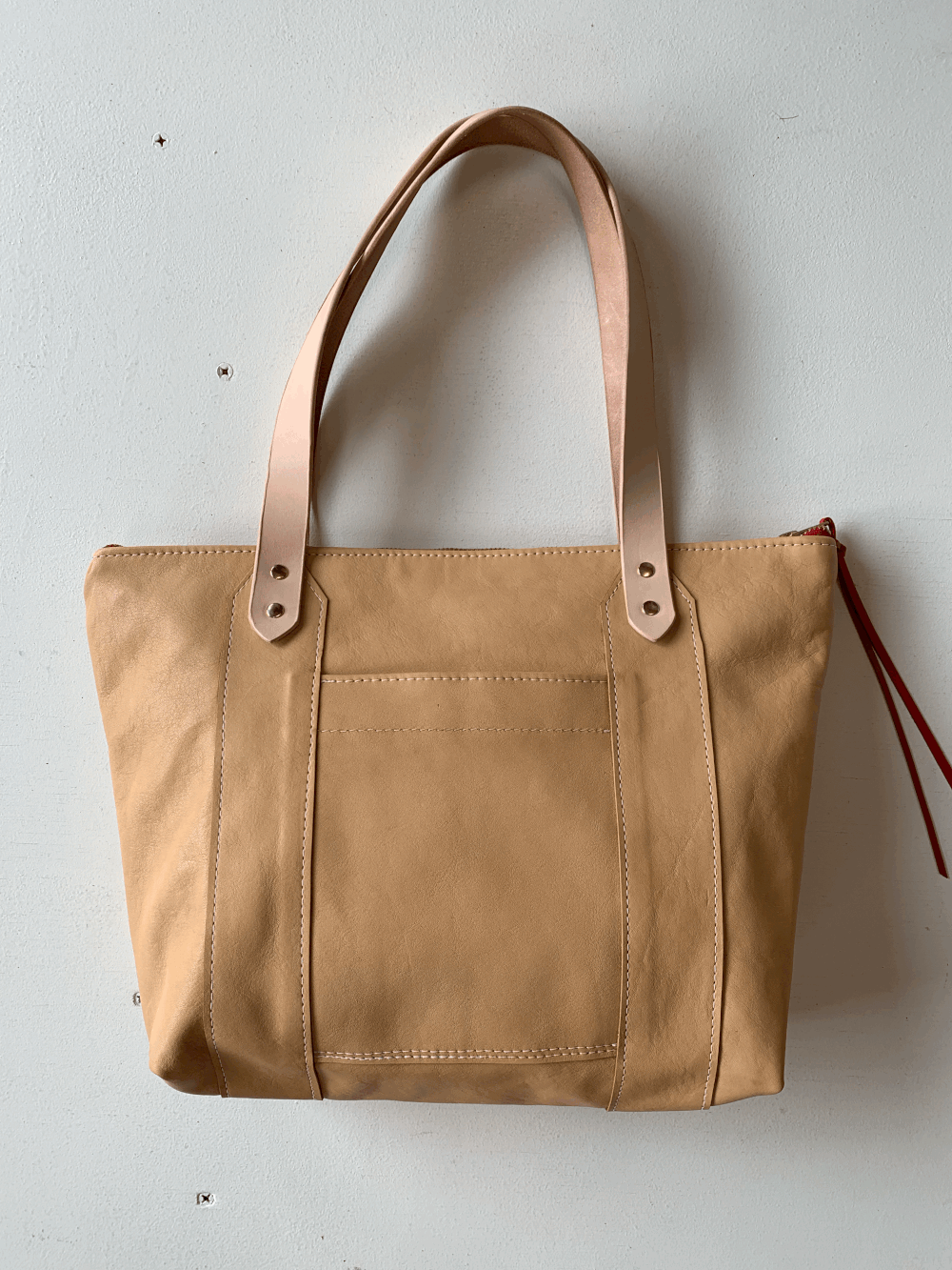 Tarpa | Graphite Canvas & Tan Leather Backpack