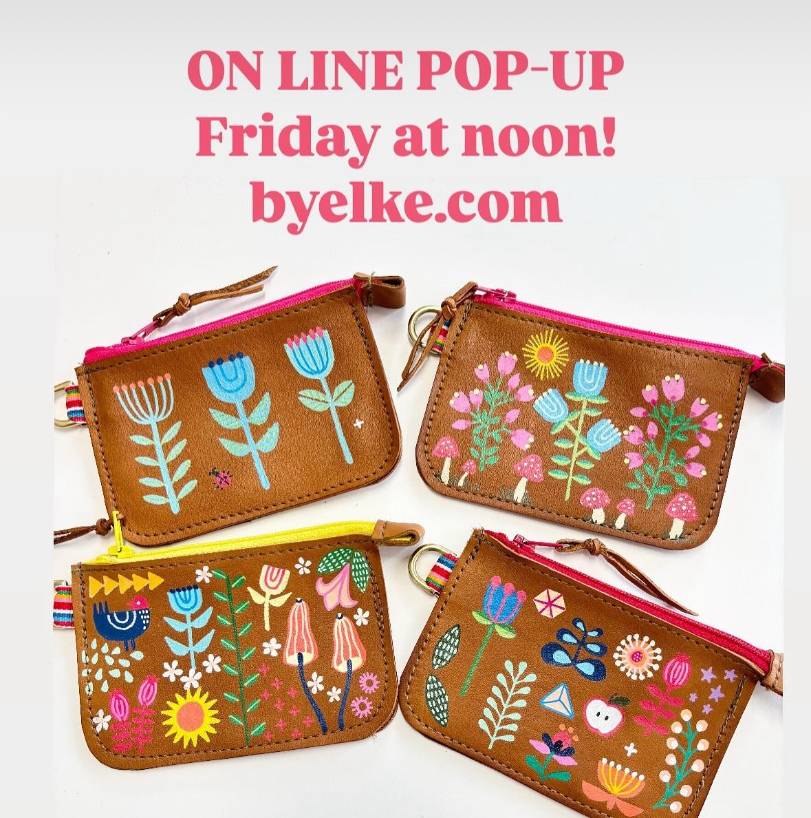 Friday May 30th @ 12pm/mst
Summer vibes, one of a kind pieces to add spice to your life! Will keep the web shop open through the weekend. You can find all the goodies at byelke.com, link in bio.
Cheers!