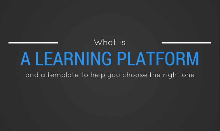 What is a learning platform
