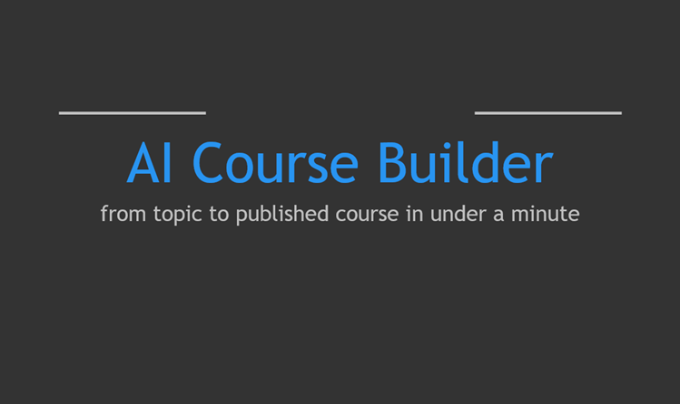 AI Course Builder