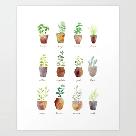My wife finds fun prints like this one. A 17" x 20" print for $29.