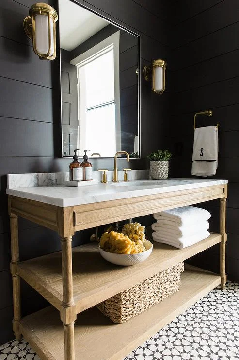 tiered-weathered-oak-washstand-black-shiplap-walls-bras-scage-sconce.jpg