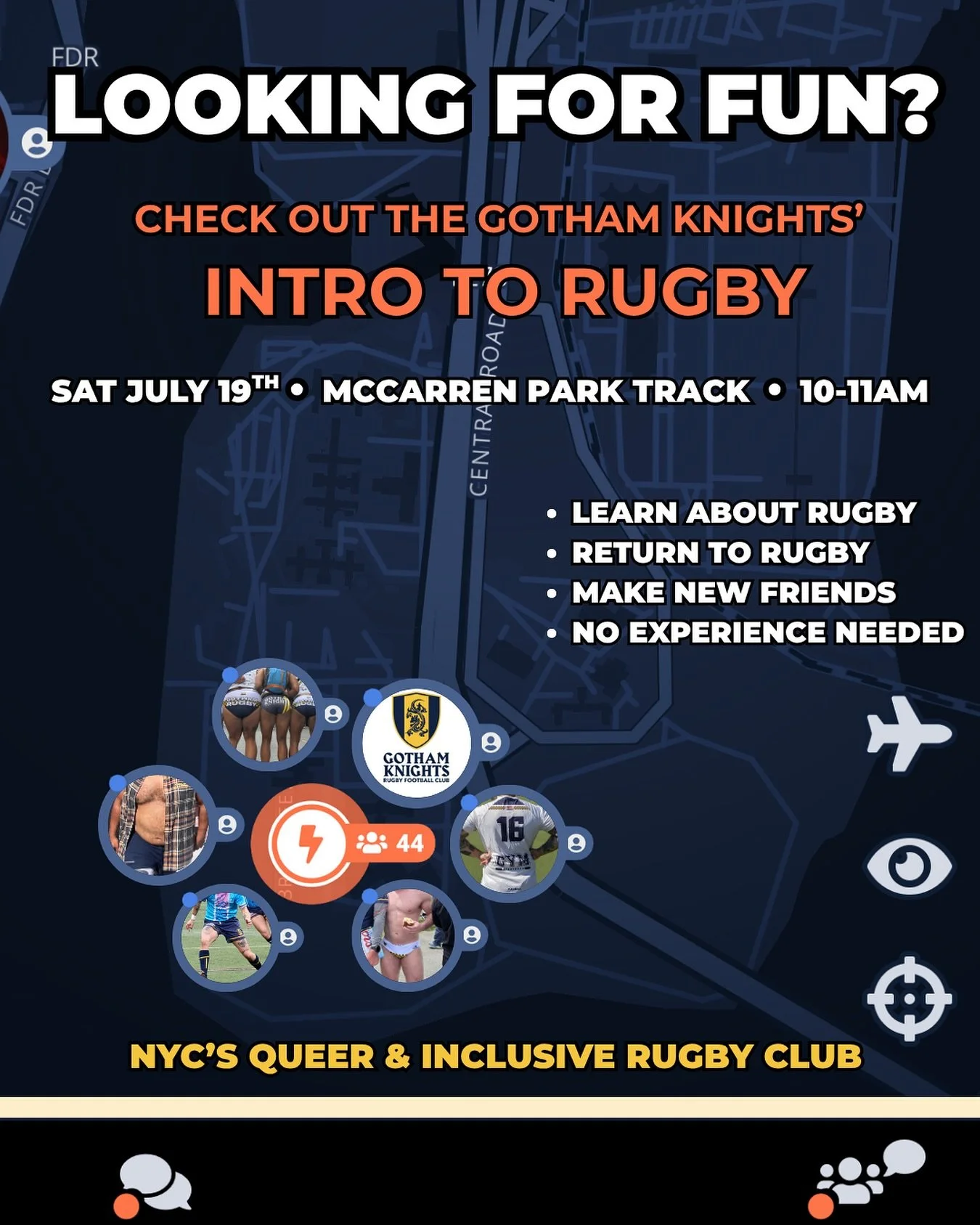 It&rsquo;s a Gotham Knights Hot Girl Summer and we are hosting another Intro to Rugby event this Saturday, July 19th from 10-11am at the McCarren Park Track.

If you&rsquo;re new to rugby, come participate in some rugby drills and learn the basics of