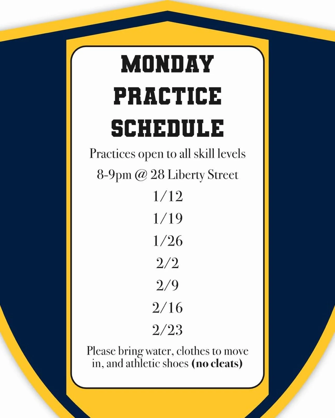 🚨Gotham 2026 Spring Pre-season Practice Dates🚨 

We&rsquo;ll be holding practices every Monday (including today 1/12) from 8-9pm as we prepare for our spring season &amp; the @igrbinghamamandacup in August.

All you need to bring are workout clothe