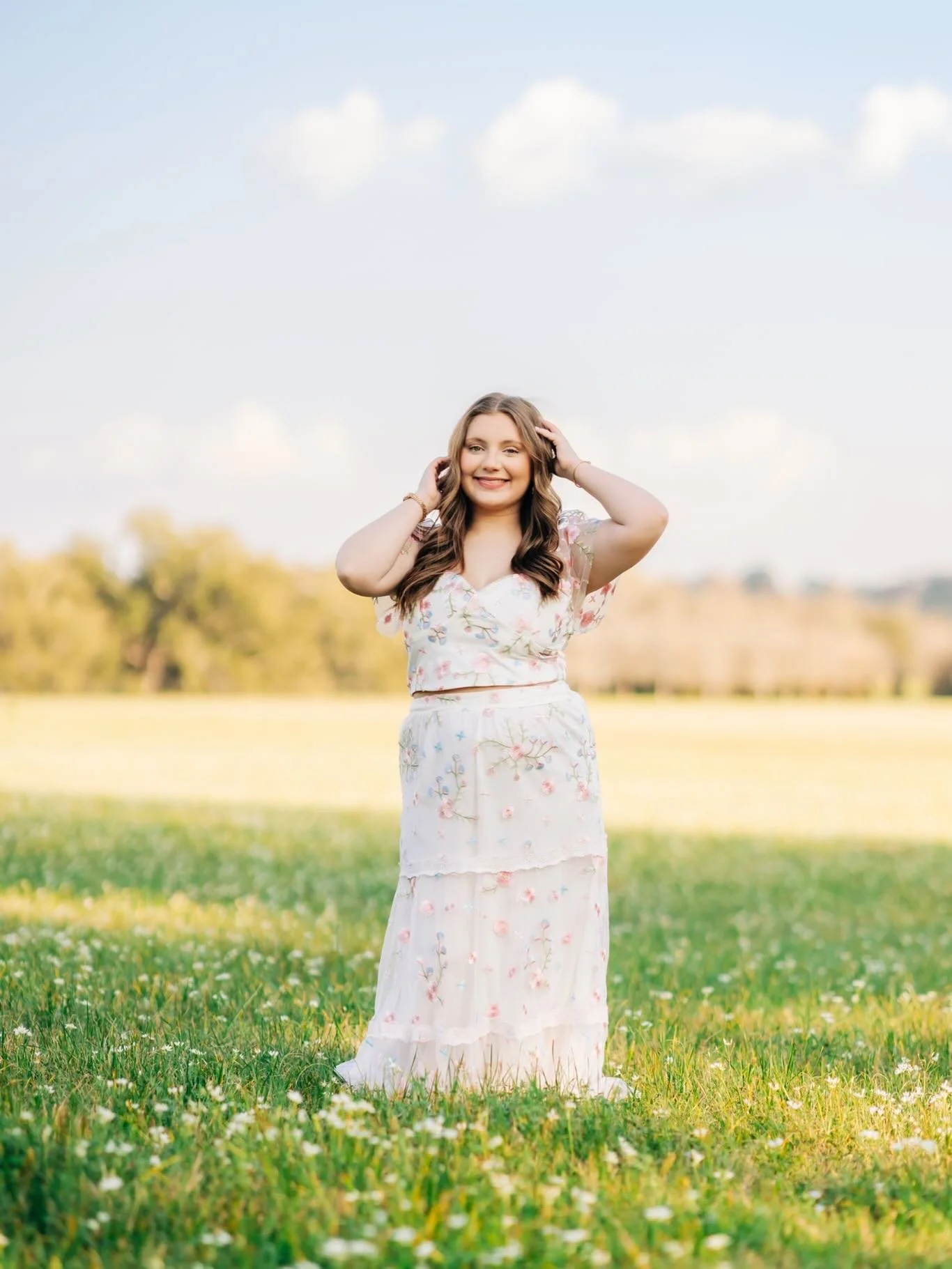 The most gorgeous light for my session with the sweet Maci 💕