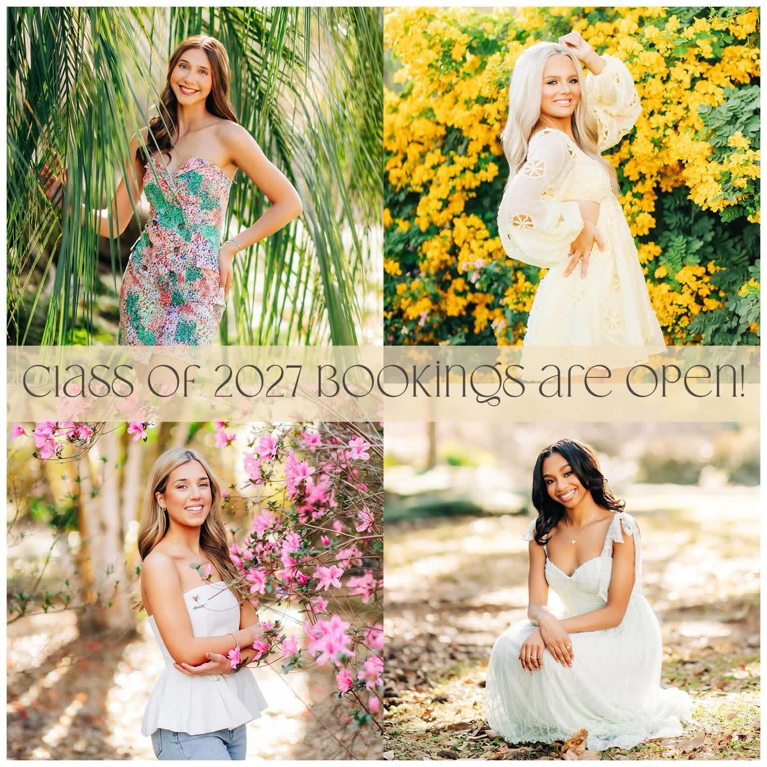 🙌🏻2027 Senior bookings are officially fully open🙌🏻 My Early Access List took just over 70% of my spots but there is still availability from September to the first week of February! But don&rsquo;t put it off, I will only take a select amount of b