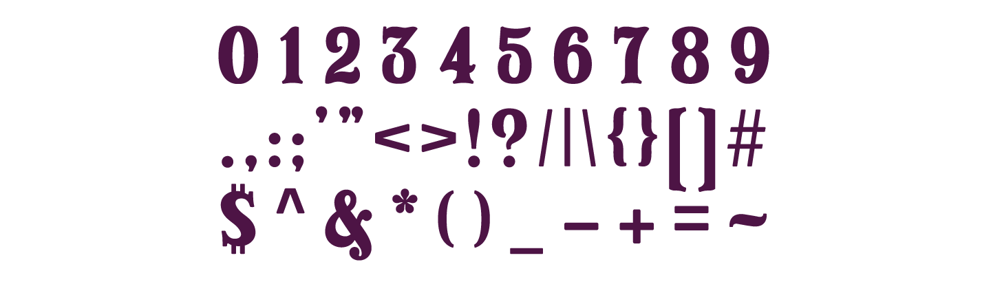 Numbers And Punctuation