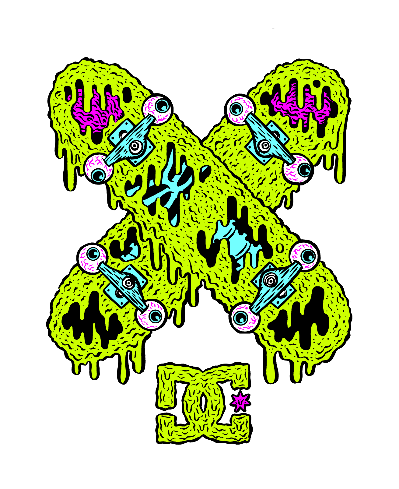 Apparel Design, Illustration for DC Shoe Co.