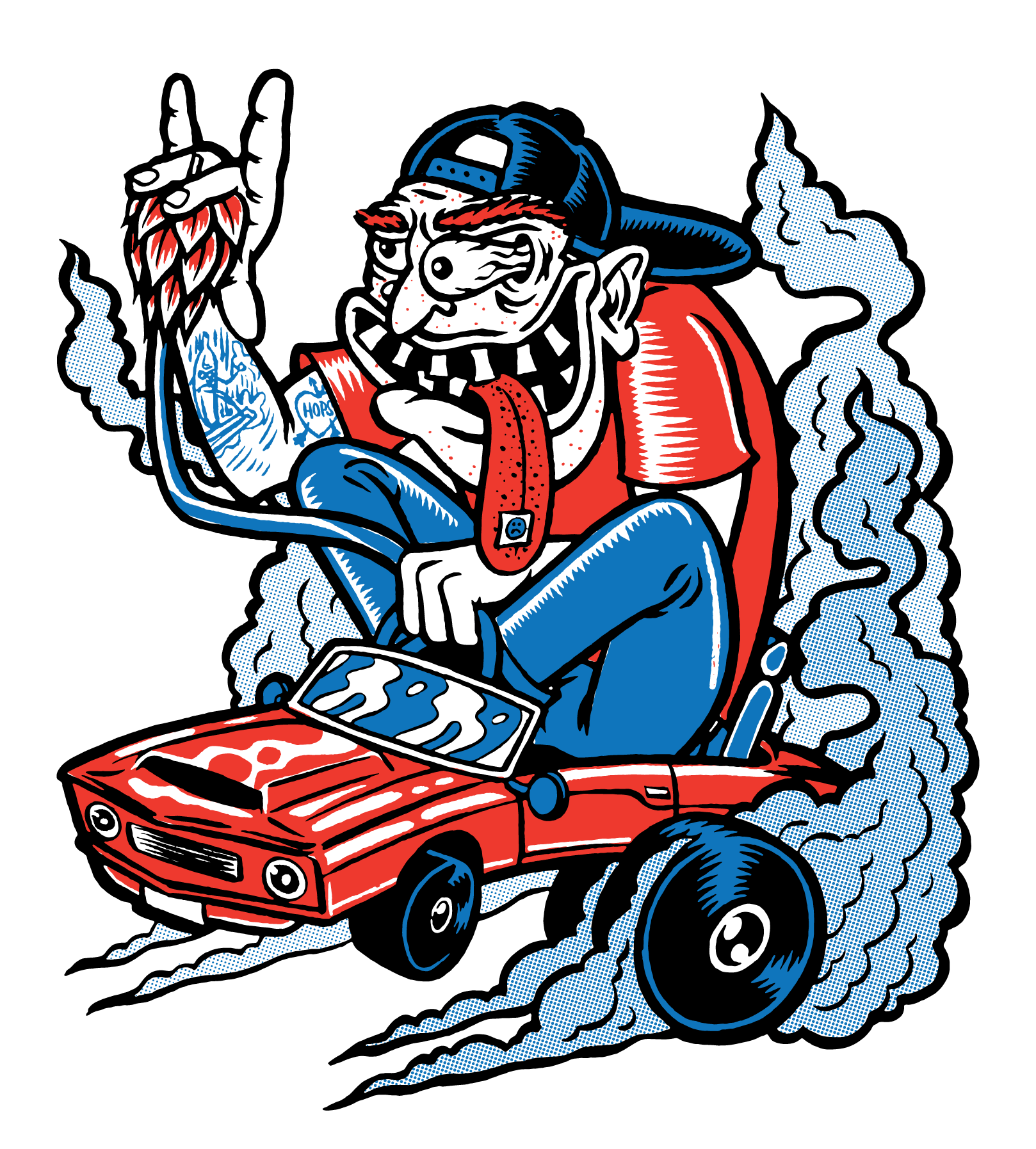 Apparel Design, Illustration For Neshaminy Creek Brewing Company