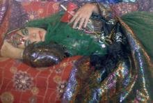 Dressed as an Odalisque, Firooz Zahedi, 1976 