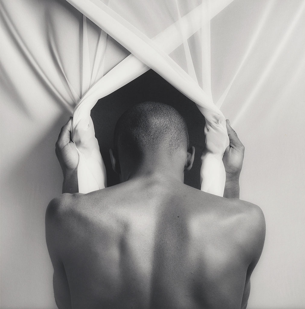 Phillip Prioleau , 1982, Robert Mapplethorpe, gelatin silver print. Promised gift of The Robert Mapplethorpe Foundation to the J. Paul Getty Trust and the Los Angeles County Museum of Art. © Robert Mapplethorpe Foundation