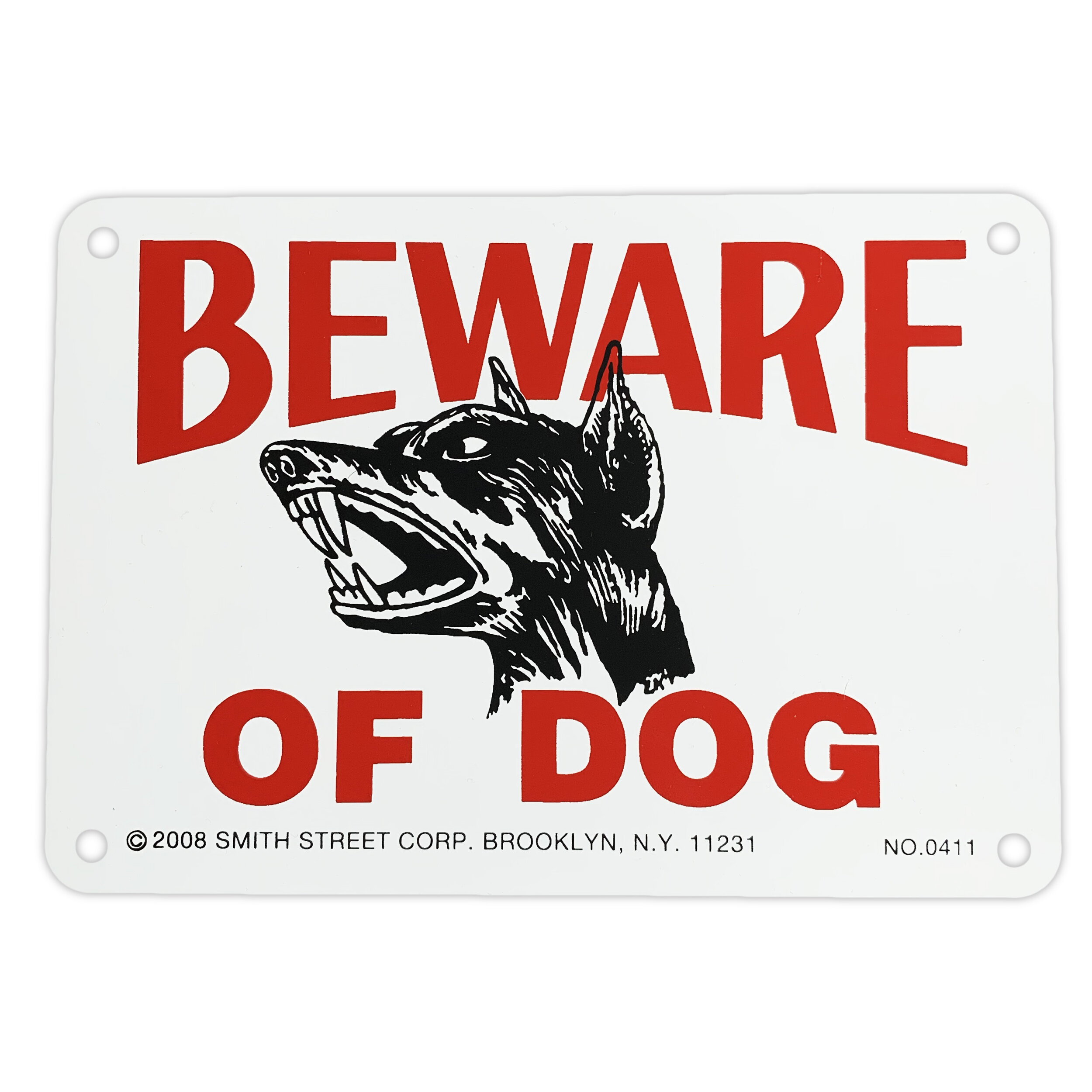 be aware of dog sign