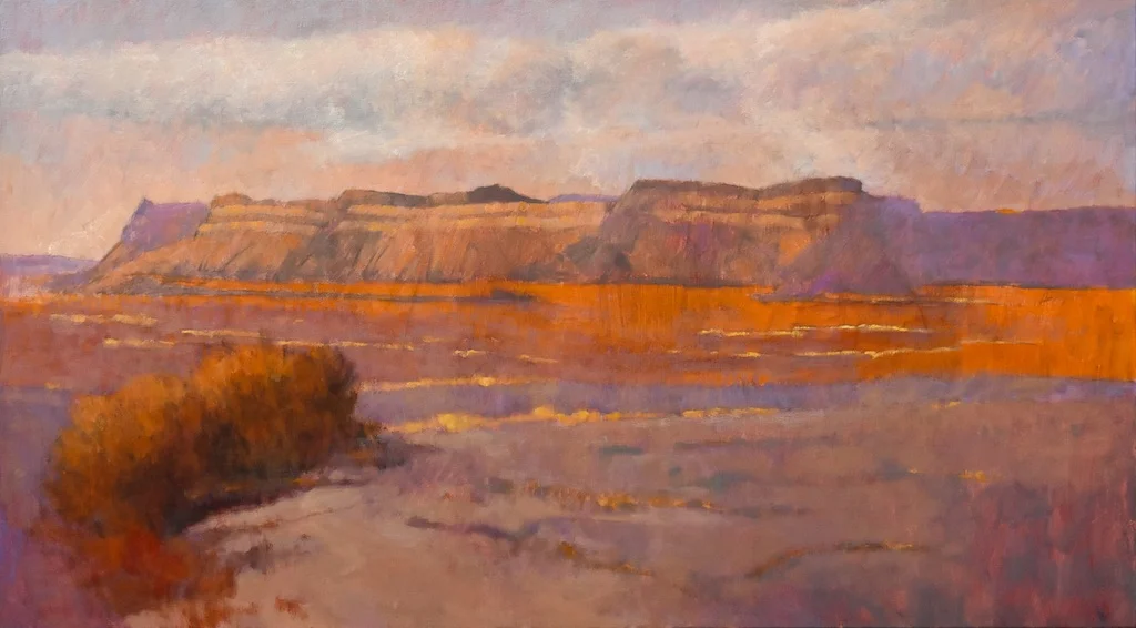 Timing Out, 25 x 45, oil on linen