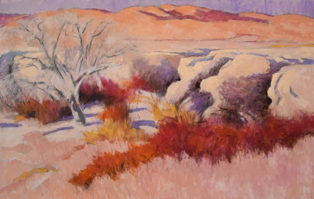 Braid, 28 x 44, oil on linen