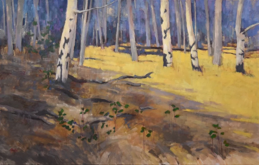 Alley, 21 x 33, oil on linen
