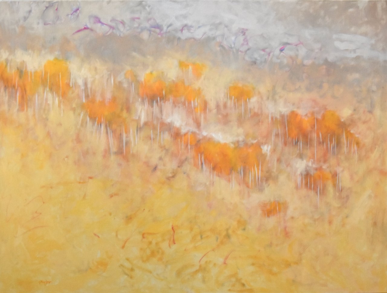 Last Leaf Leaving, 39 × 52, oil on linen