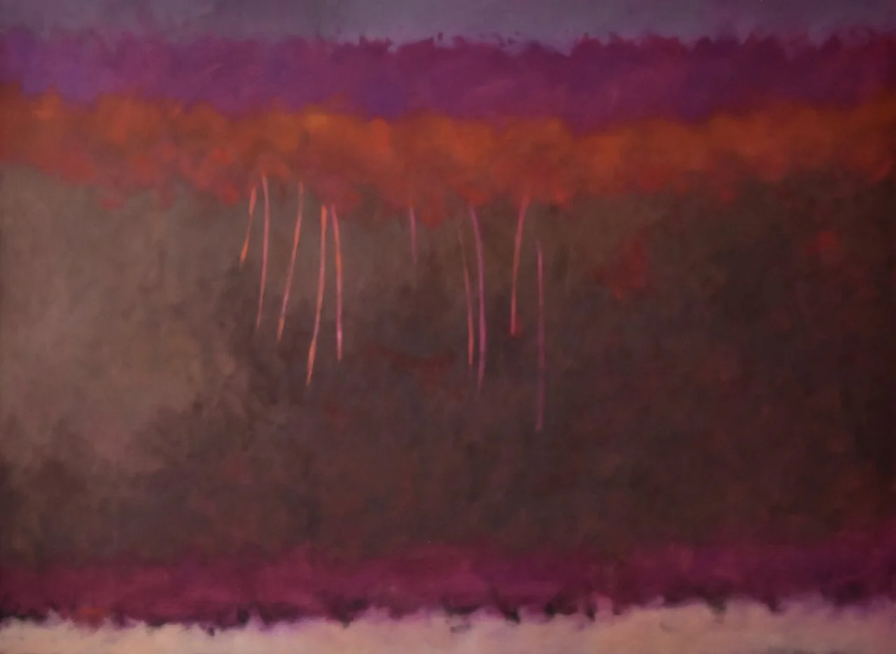 Moccasin, 38 × 52, oil on linen