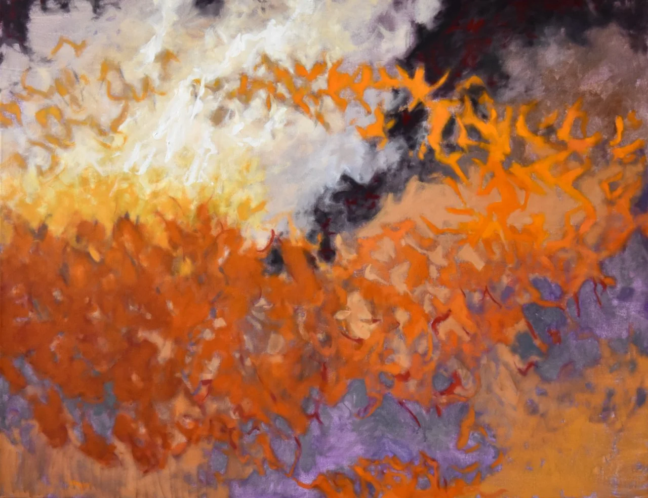  Bonefire, 40 × 52, oil on linen 