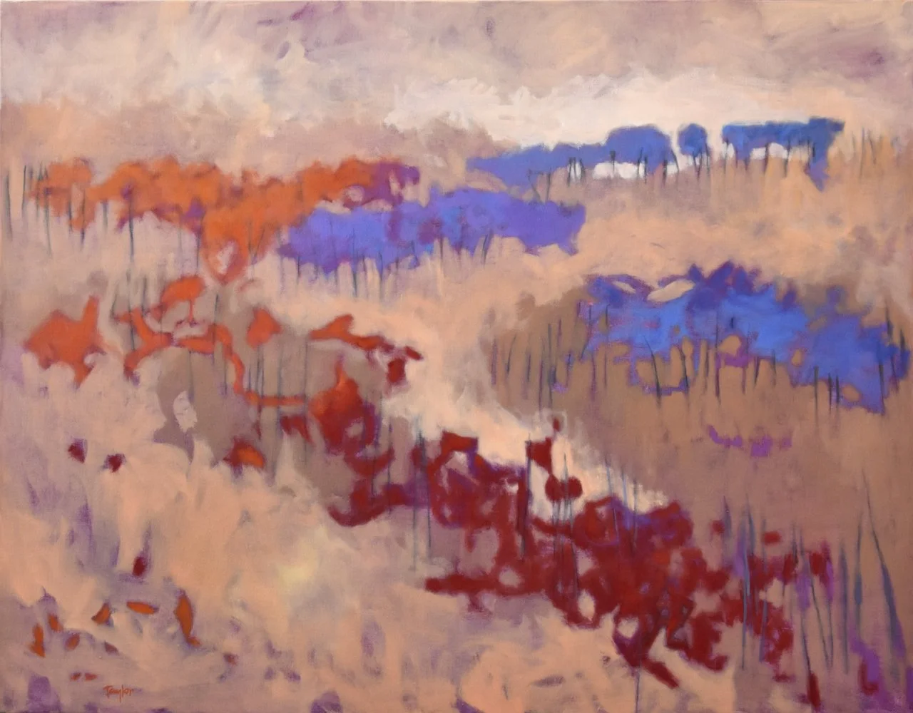  Bivy, 35 × 45, oil on linen 