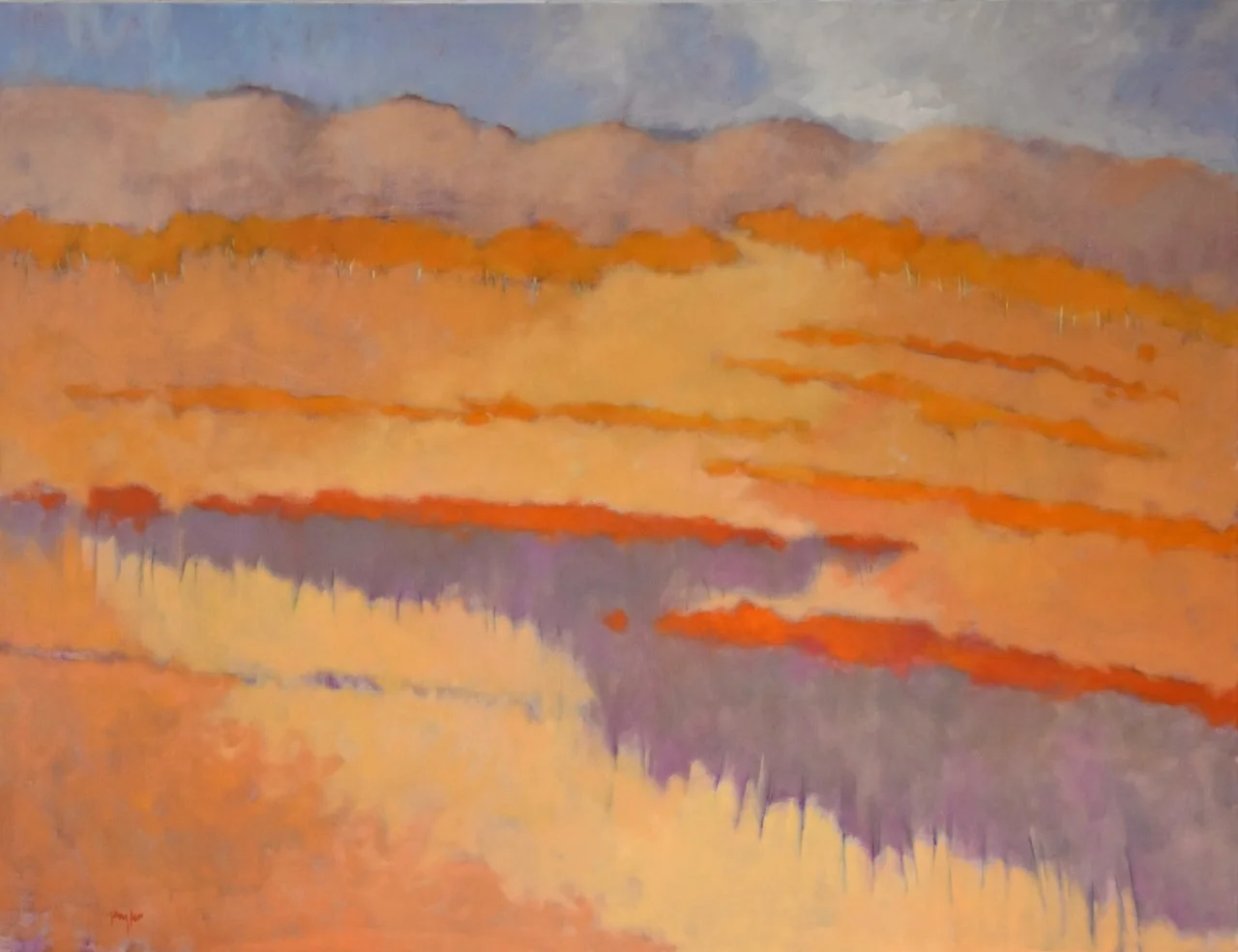 Falling Broken, 40 × 52, oil on linen 